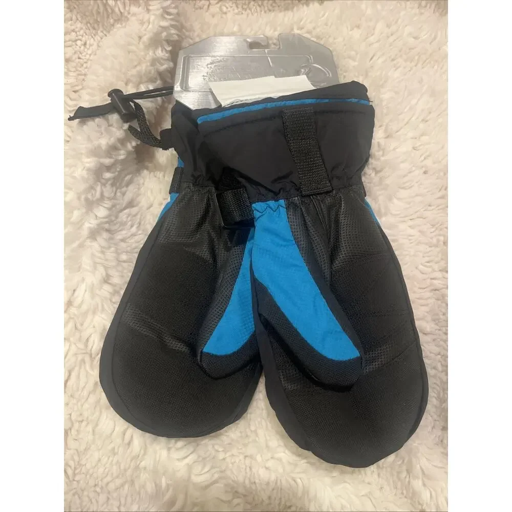 Swanny NWT Youth Small 5-6 Blue Performance Snow Gloves Skiing Snowboarding.